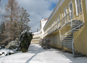Hotel in winter
