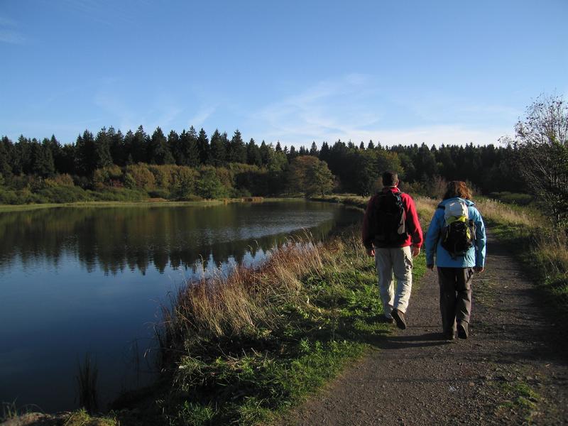 Wandern auf dem grünen Vulkan