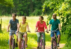 Radfahrer-rosengarten