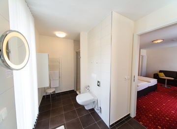 Unsere Zimmer sind mit modernen Badezimmern ausgestattet!