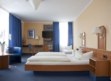 Haben Sie eine erholsame Nacht in unserem Doppelzimmer..