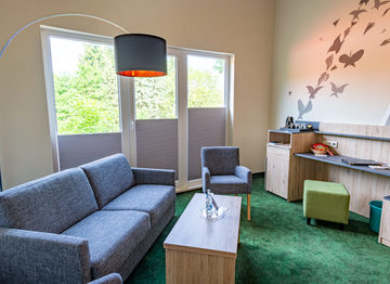 Haben Sie einen erholsamen Schlaf in unserer Juniorsuite..