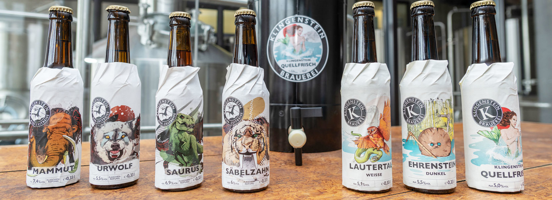 Probieren Sie eine unserer Biersorten aus unserer Brauerei!