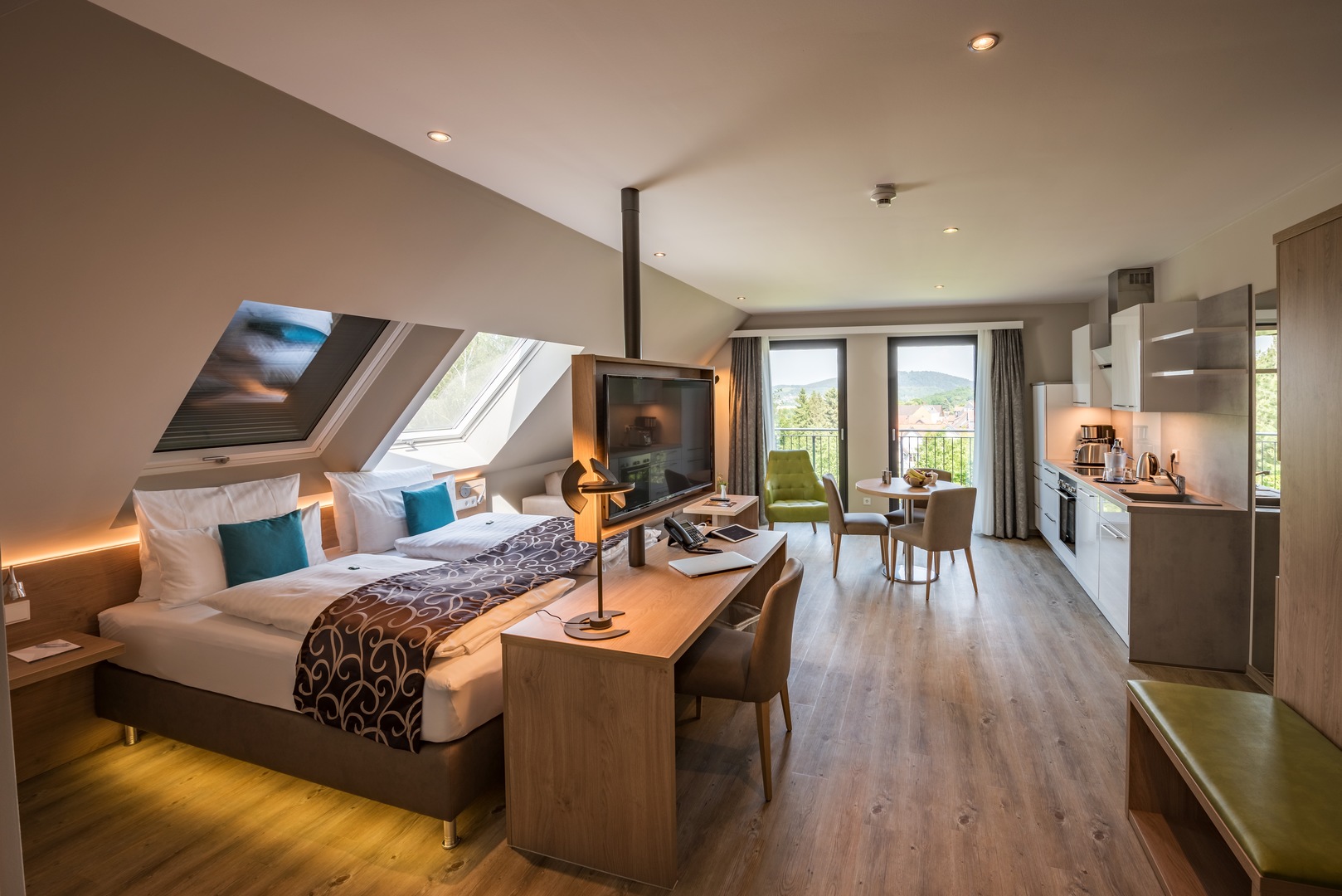 Doppelzimmer Superior + Küche