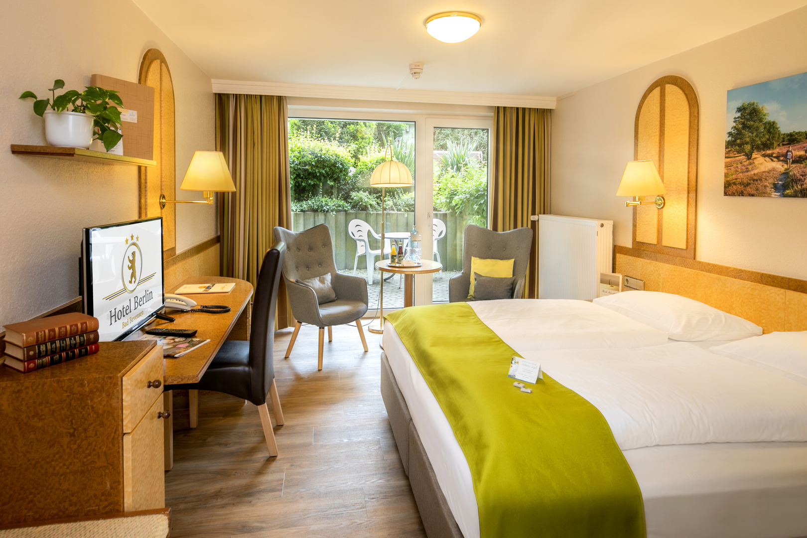 Übernachten Sie in einem unserer modernen Doppelzimmer