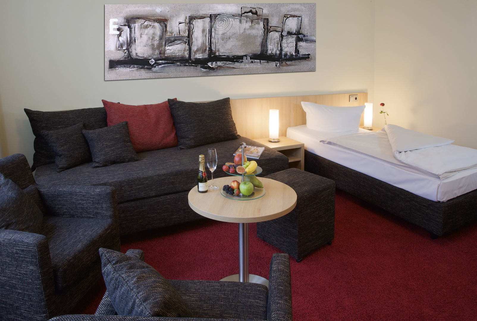 Also our singlerooms are perfect for a cozy stay