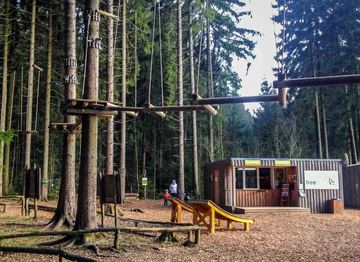 oder erleben Sie einen abenteuerlichen Tag im Hochseilgarten Silberborn!