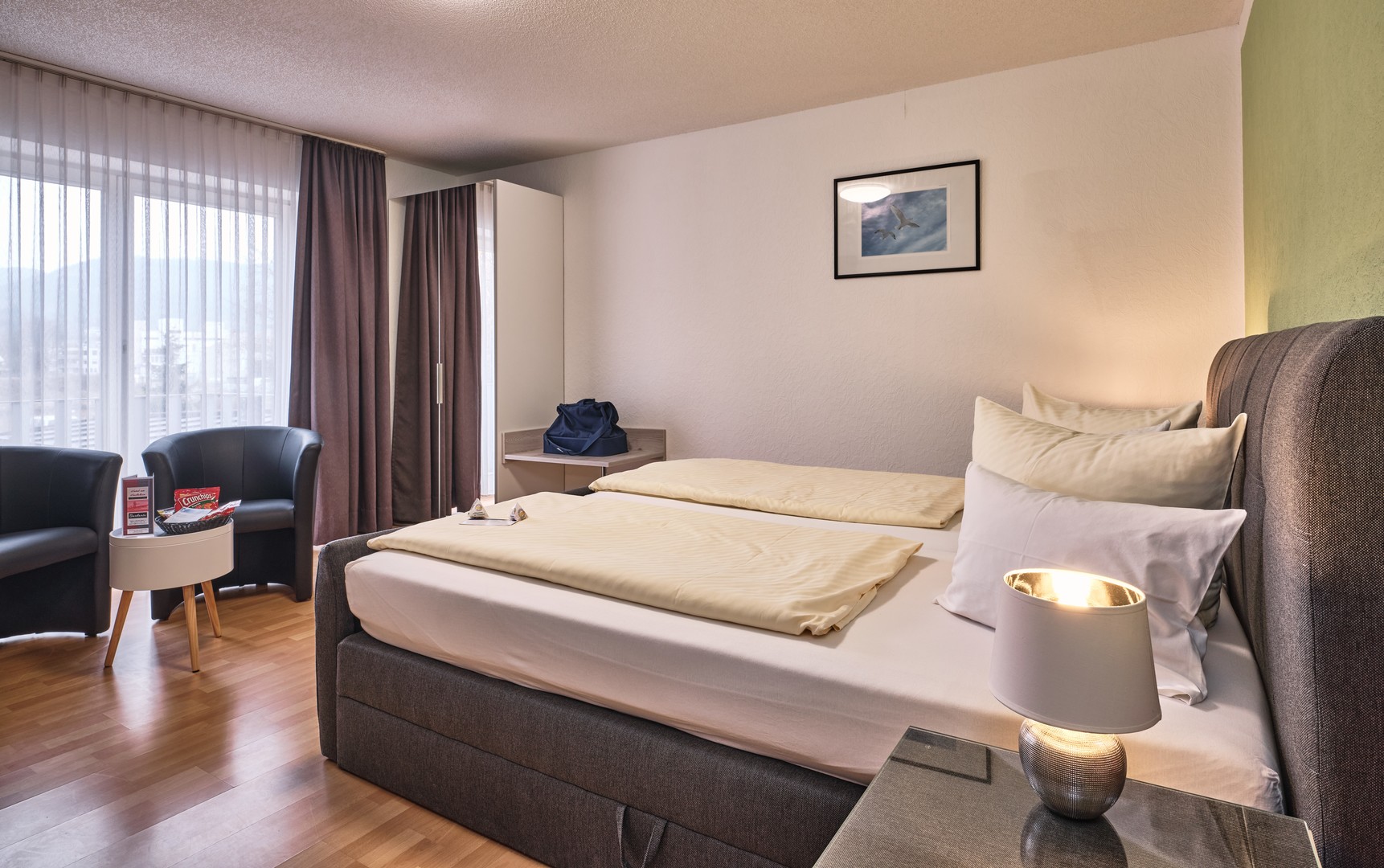 Genießen Sie Ihren Aufenthalt in einem der großzügigen Zimmer...