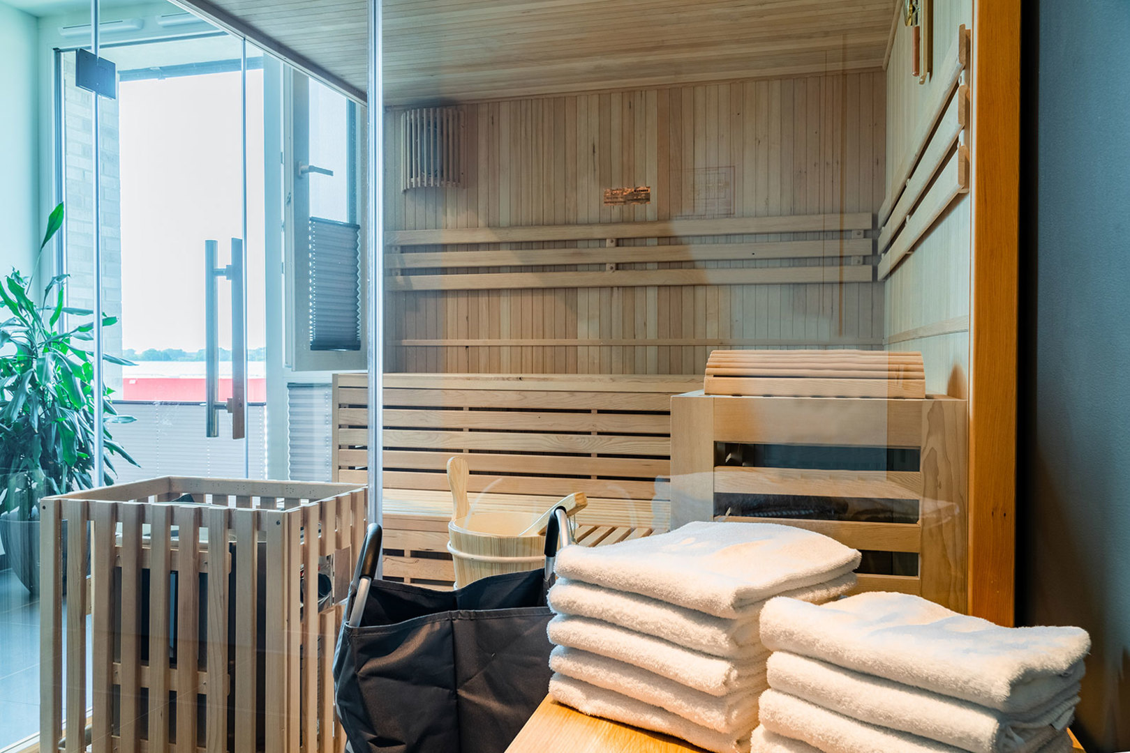 Genießen Sie eine entspannte Zeit in unserer hauseigenen Sauna