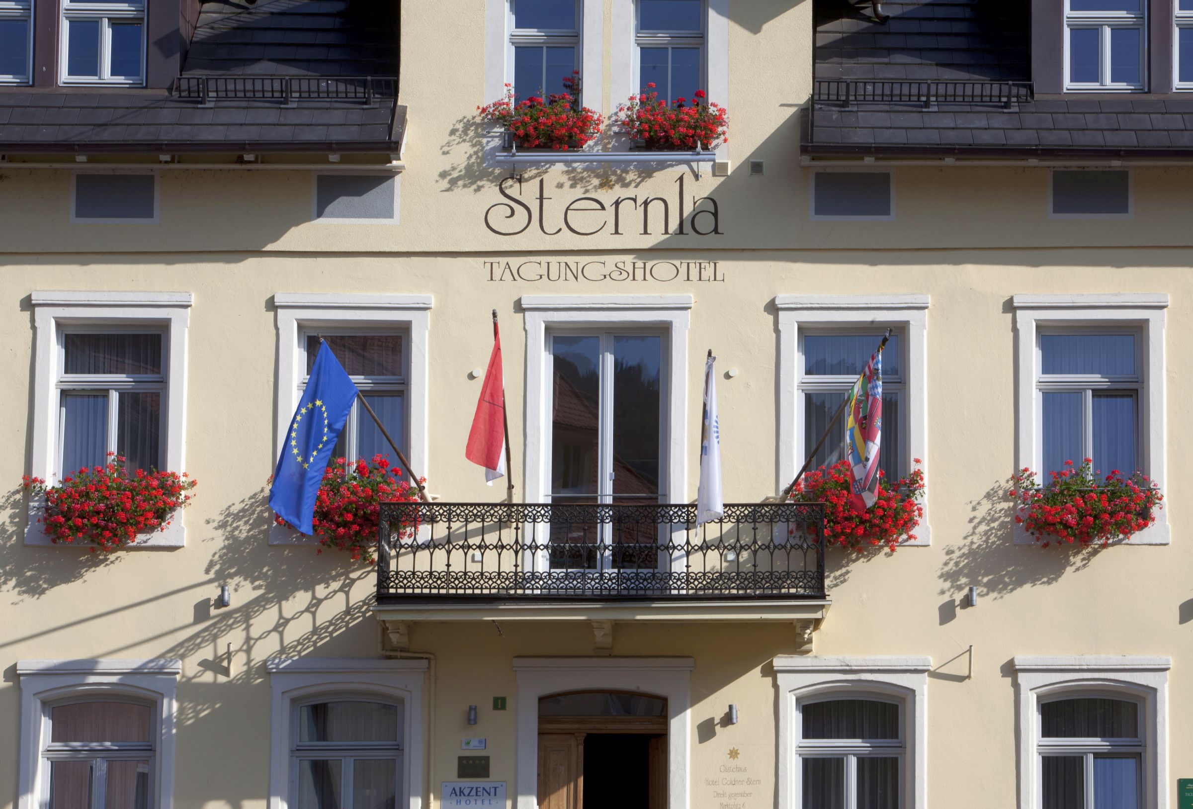 Akzent Hotel Goldner Stern Willkommen